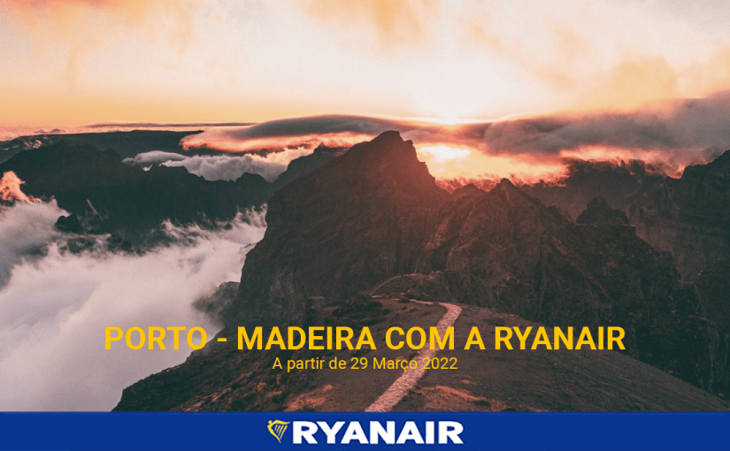Ryanair chega à Madeira e lança voos para o&nbsp;Porto