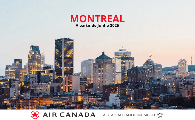 Air Canada regressa em 2025 com voos para&nbsp;Montreal